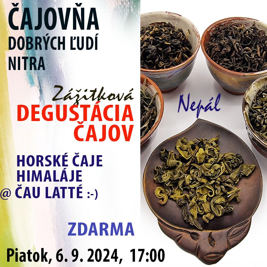 degustácie čajov zdarma