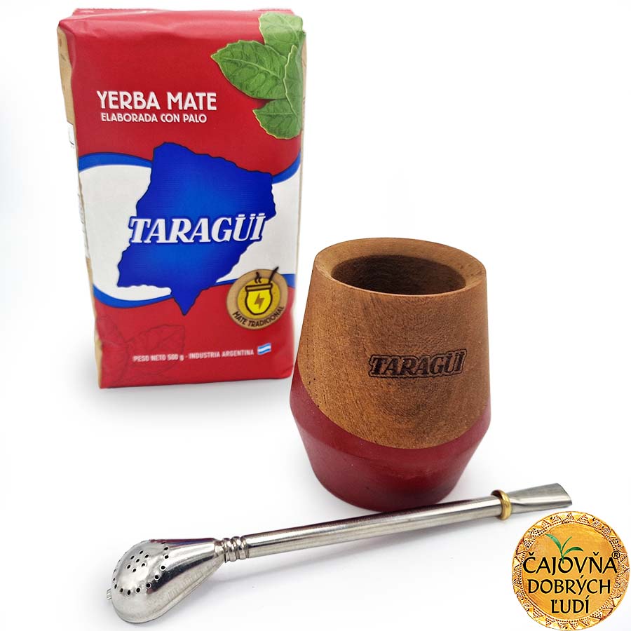 TARAGUI YERBA MATE + DREVENÁ KALABASA + BOMBILLA