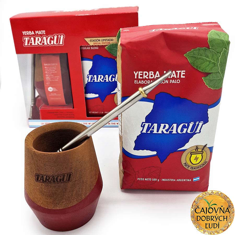 TARAGUI YERBA MATE + DREVENÁ KALABASA + BOMBILLA