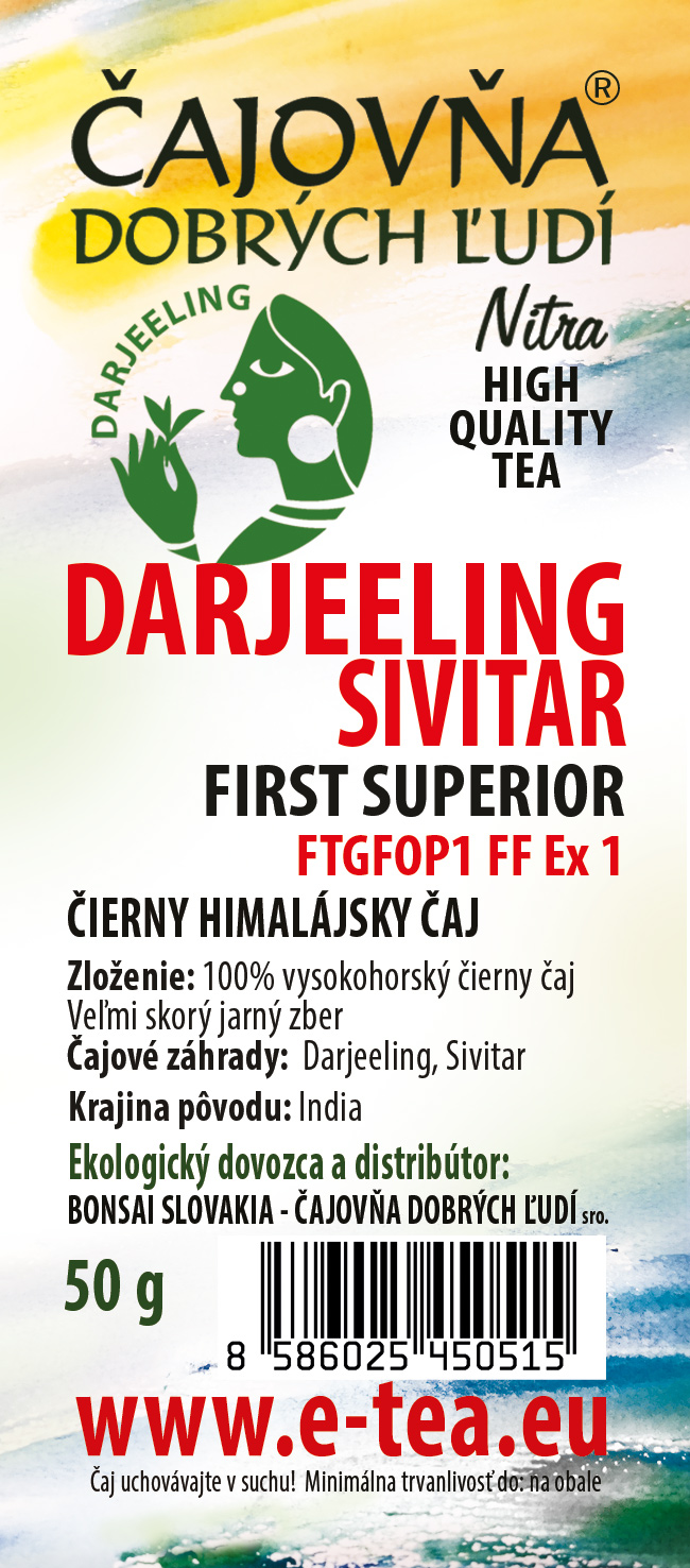 DARJEELING SIVITAR FIRST SUPERIOR FTGFOP1 FF EX1